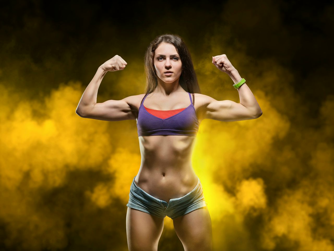 Athletic girls in Budapest