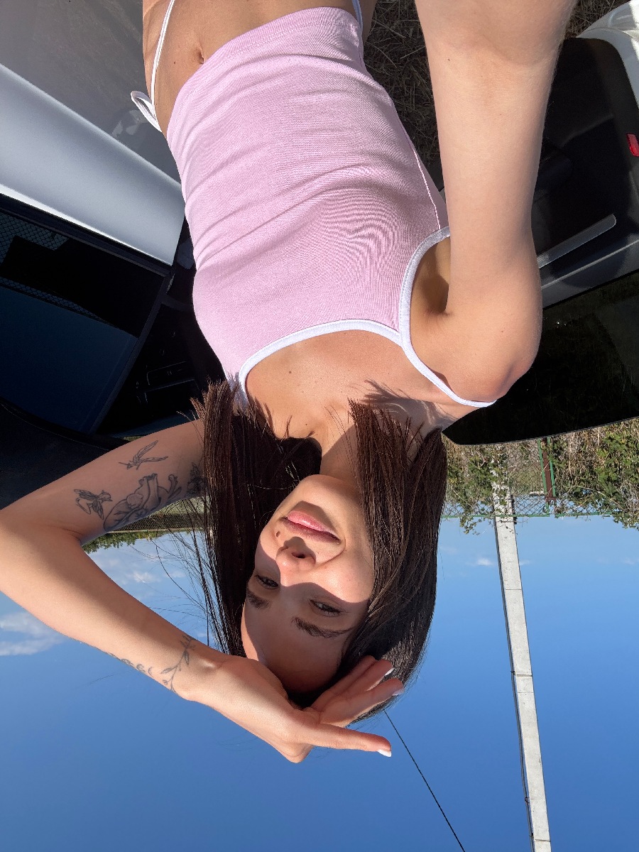 Sexy model Tina in Budapest